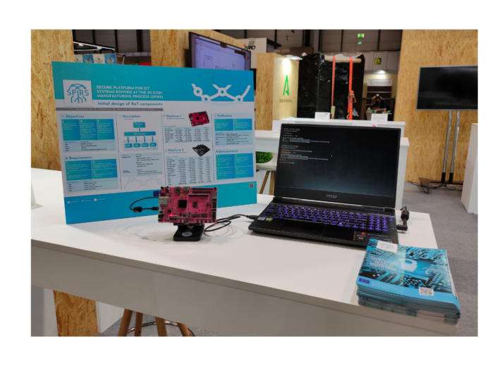 The SPIRS demo of the hardware Root-of-Trust is shown in the Spanish Fair of Security and Defense (FEINDEF 2023, May 17-19, Madrid)